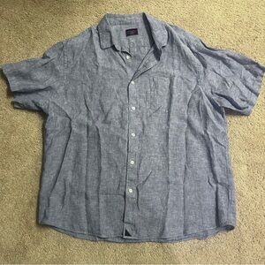 UNTUCKit Men's Blue Button Down Shirt XL